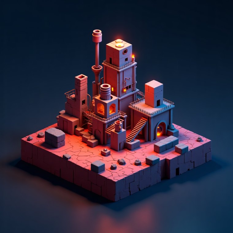 Voxel ore refinery